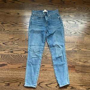 Madewell 10 inch skinny jeans